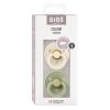 Smokk, BIBS, Latex, Size 1, Ivory/Sage, 2pk