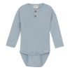 Body LS Rib, Minymo, Blue, Blue Fog