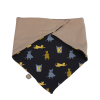Kattnakken Vendbar Babysmekke, Marine / Lysbark Onesize