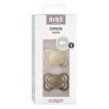 Smokk, BIBS, Supreme, Silicone, Size 1, Vanilla/Dark Oak, 2pk