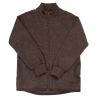 Joha Cardigan w/zipper, Merinoull, Brun