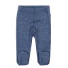 Joha Leggings m/fot, Ull, Blå