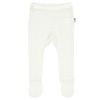 Leggings m/fot, Joha, Ull/Silke, Offwhite
