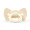 Elodie Smokk Binky Bow Nb, Oat White
