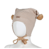 Kivat Bomullslue Striper, Beige
