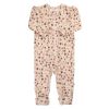 Joha Heldress Merinoull, Beige m/blomster