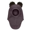 Balaclava, Huttelihut, Wool, PomPoms, Raisin