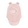 Huttelihut Balaclava m/ører, Ull, Rose/Rose Smoke
