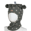 Kivat Balacalava Ull, Dots Grønn Beige
