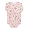 Joha Ullbody Rosa m/blomster