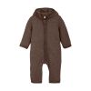 Huttelihut Heldress Ull/Fleece, Brown Melange