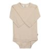 Joha Langermet Body, Økologisk Bomull, Beige