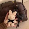 Bag Charm, Tinkafu, Beige Kanin Teddyfleece