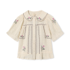 Fliink Dobby Rose Bluse, Sandshell