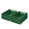 Liewood Oppbevaringsboks Weston M 2pk, Garden Green