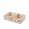 Liewood Oppbevaringsboks Weston M 2pk, Dino Roar / Sandy