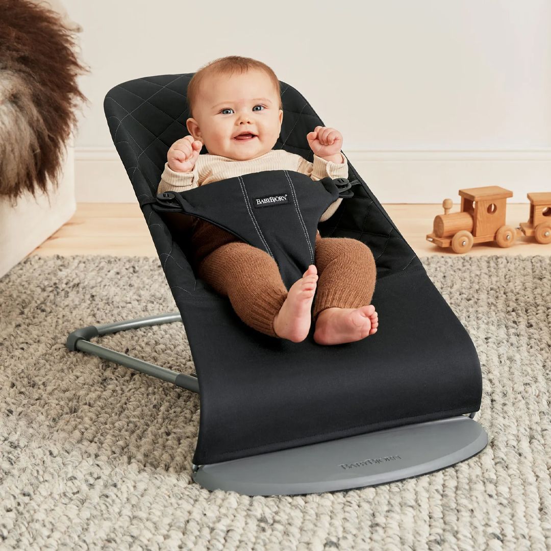 Vippestol, BabyBjørn, Bliss, Vevd, Svart