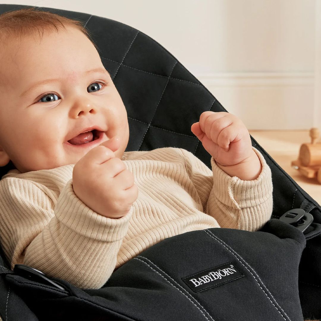 Vippestol, BabyBjørn, Bliss, Vevd, Svart