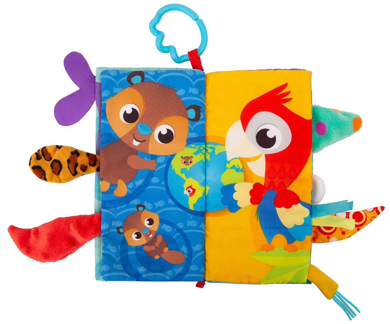 Playgro Tails Of The World Sensory Book 0m+