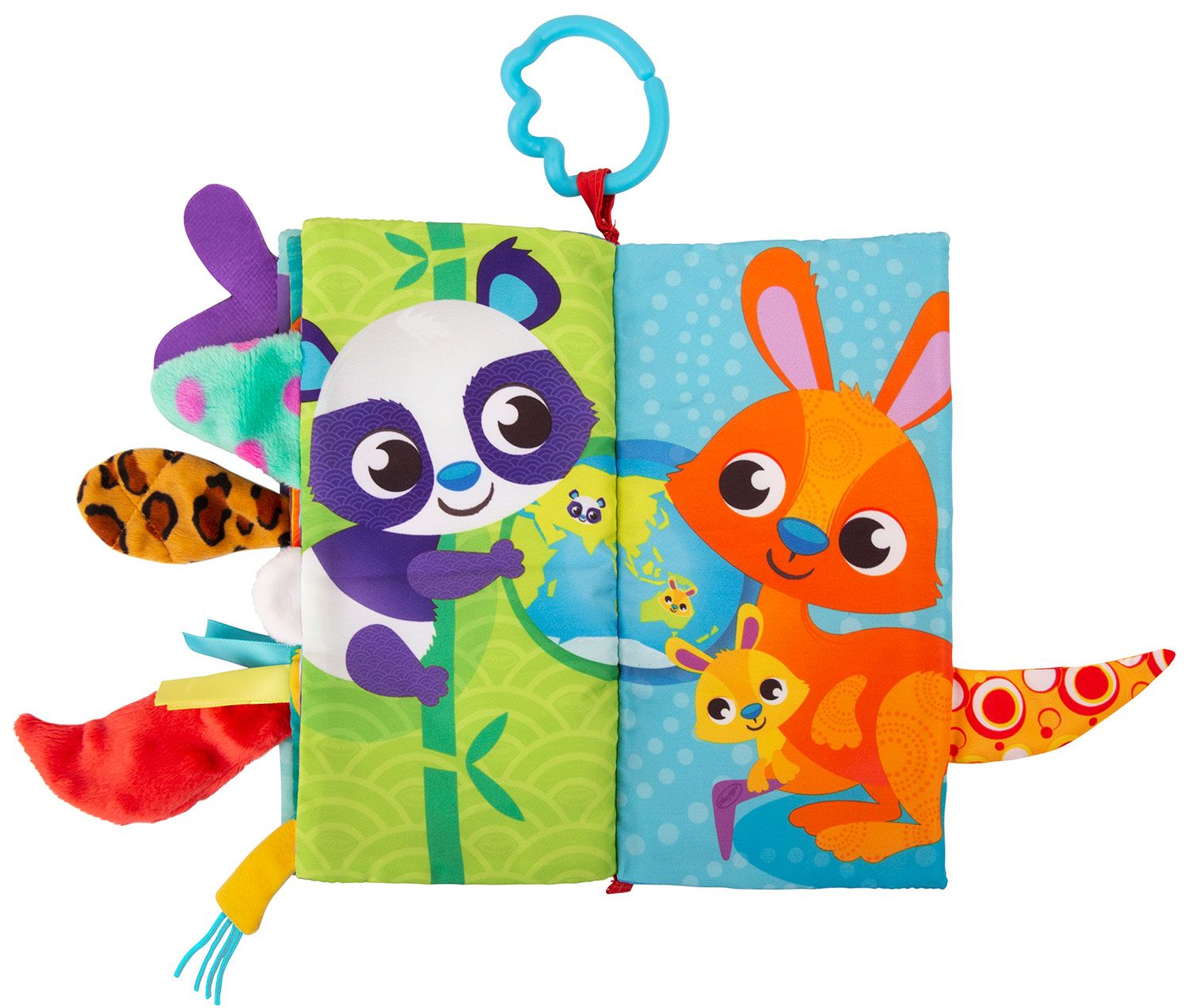 Playgro Tails Of The World Sensory Book 0m+