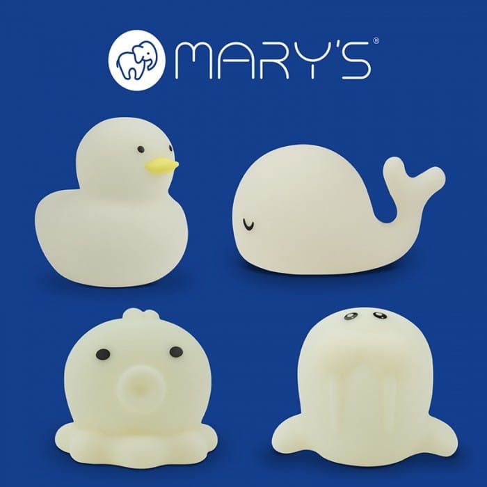Nattlampe, Marys, Sea Kit, 4stk
