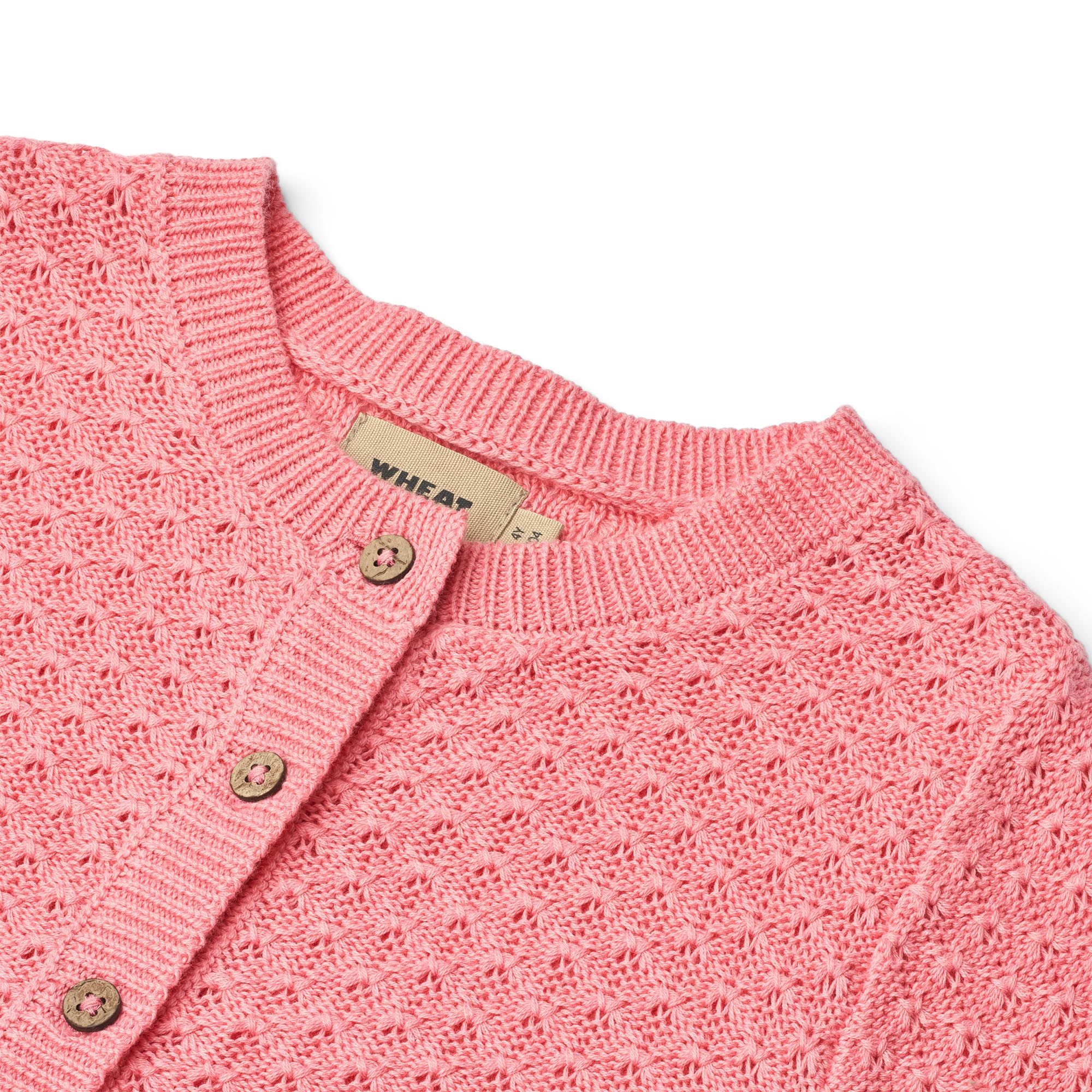 Cardigan, Wheat, Magnella, Flamingo Pink
