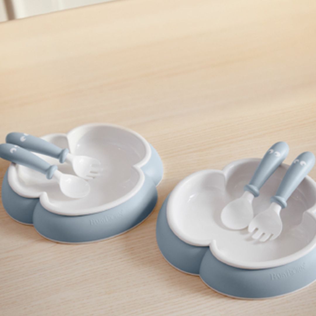 Middagssett, Babybjørn, Powder Blue