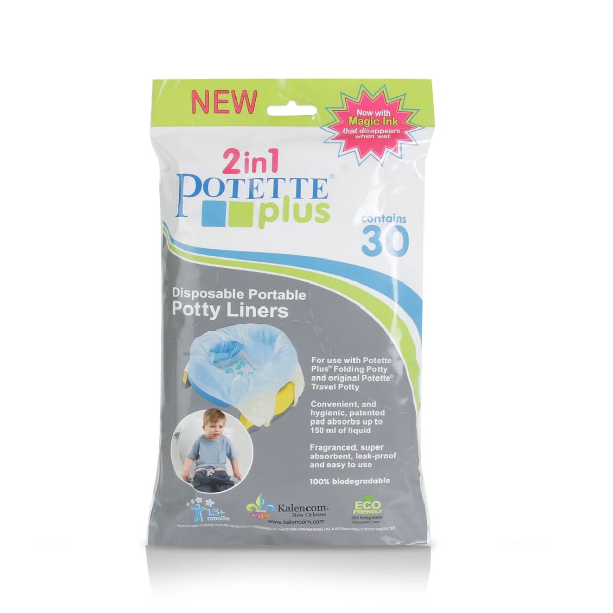 Engangsposer til reisepotte, Potette Plus, 30pk