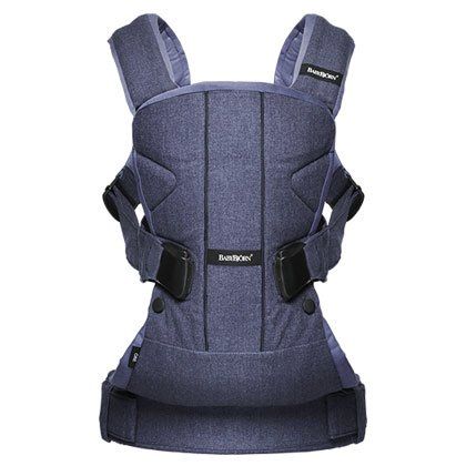 Bæresele, One, BabyBjørn, Denimblå, 0-3 år