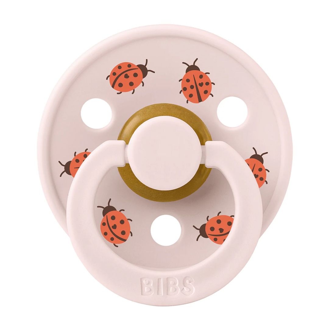 BIBS Smokk, Ladybug Friends, Latex, Size 1, Petal