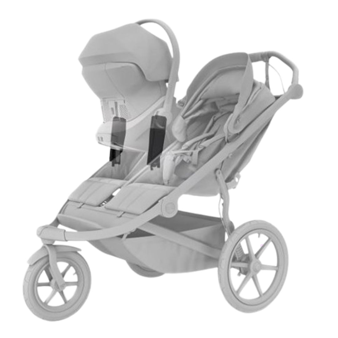 Søskenvogn, Thule, Urban Glide 3 Double, Sort