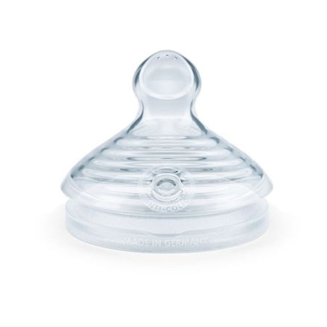 Flaskesmokk, NUK, Nature Sense, Silicone M 0-6 mnd- 2pk