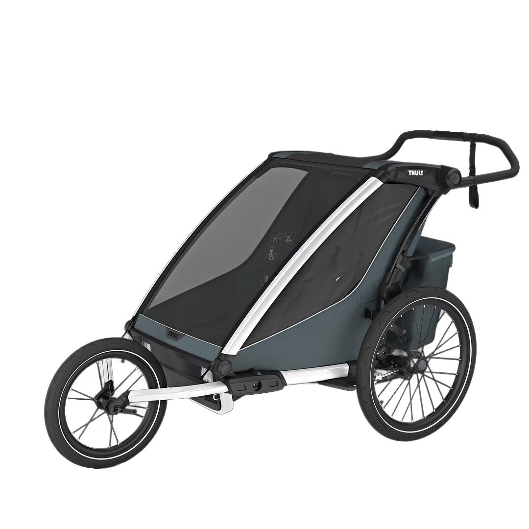 Sykkelvogn, Thule, Chariot Cross 2 Double, Dark Slate