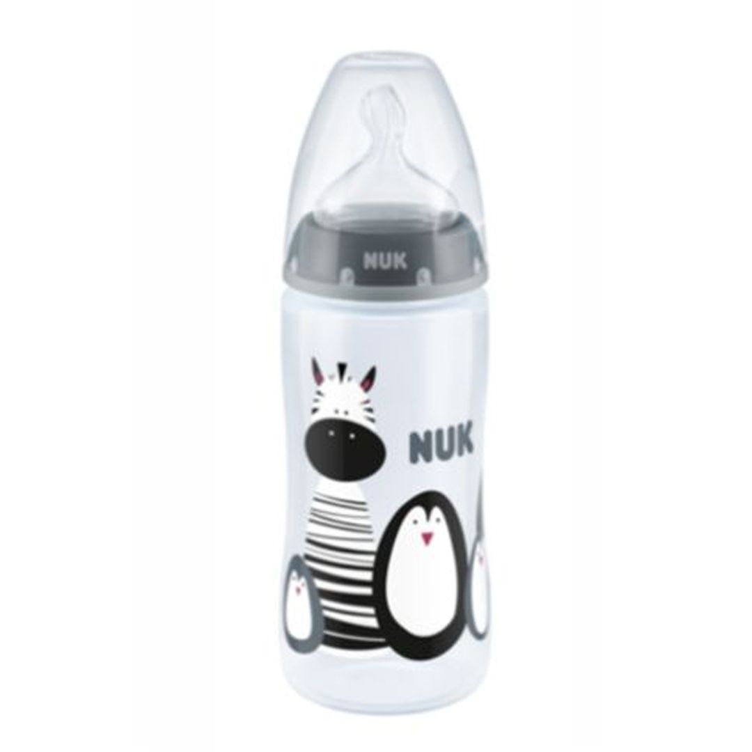 Drikkeflaske 300 ml, NUK, Limited Edition - Temperatur Kontroll, Grå
