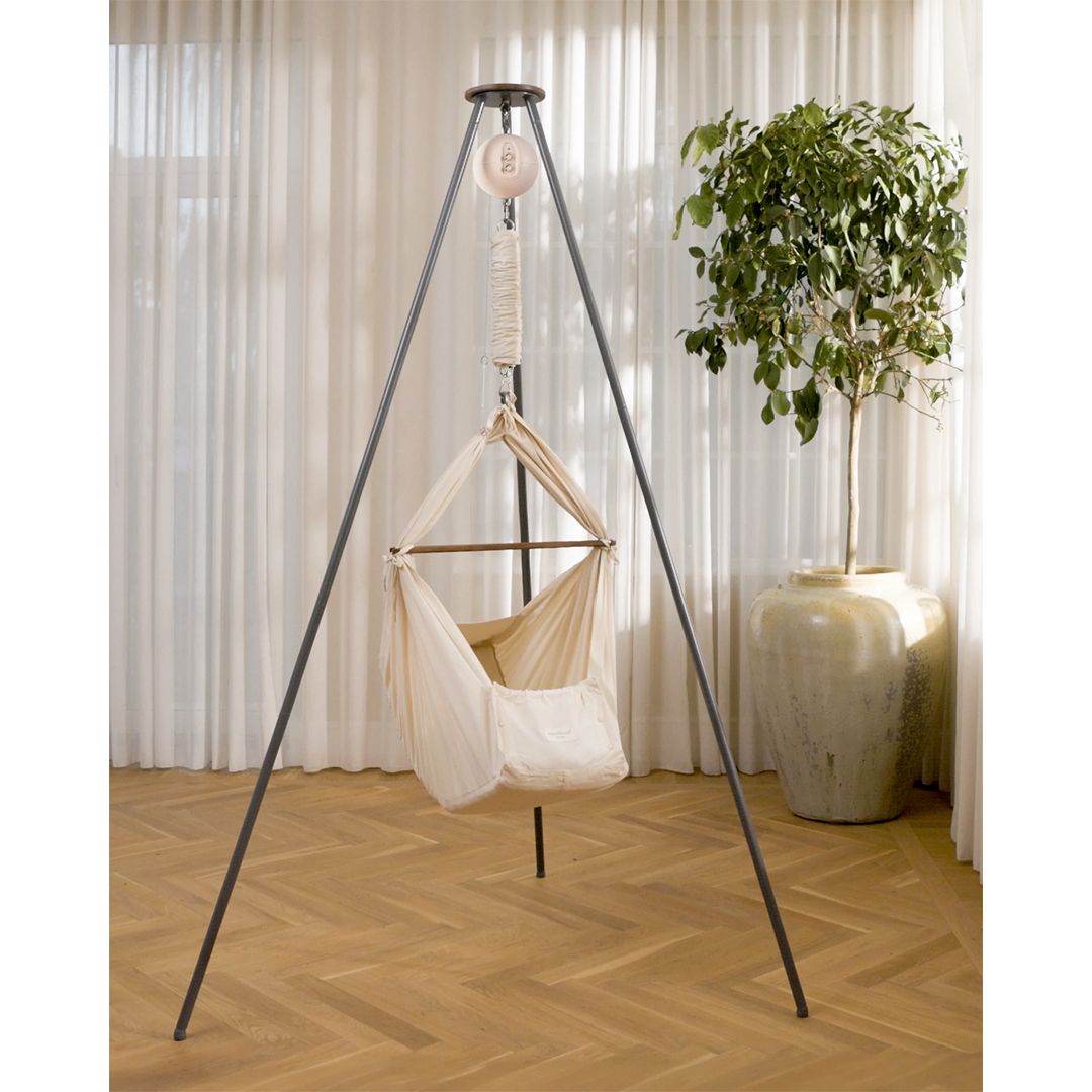 Moonboon stativ til vugge og hengevugge, Midnight Grey