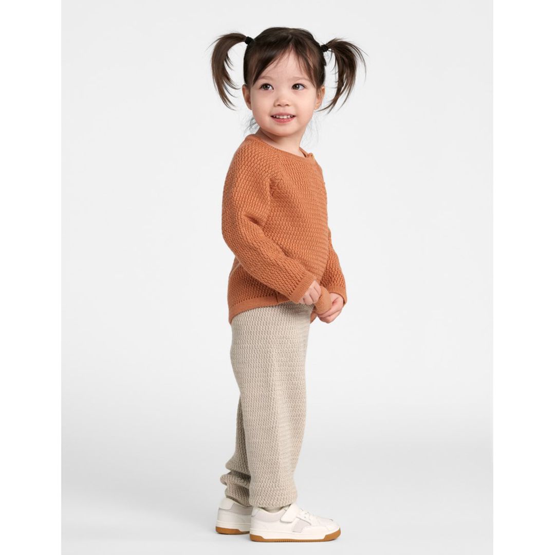 Voksi® Wool, Honeycomb Genser, Sandstone Peach
