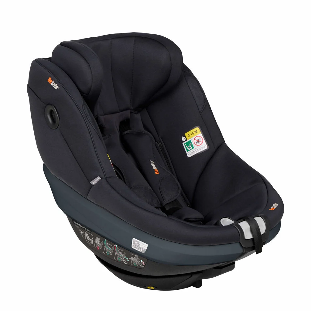 BeSafe Beyond² 360 Pro, Black Soft Breeze inkl Base, Bilstol