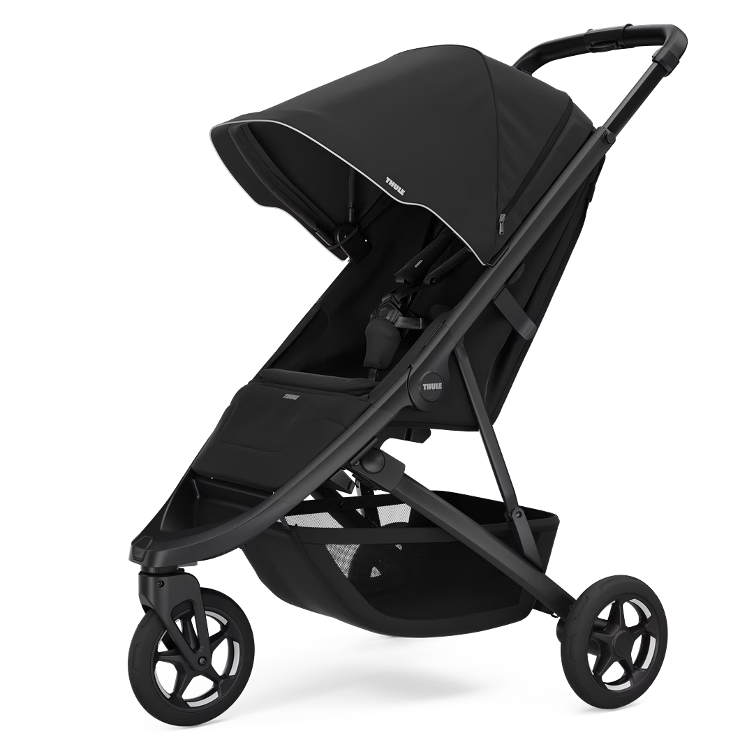 Thule Barnevogn Spring 2, Black on Black