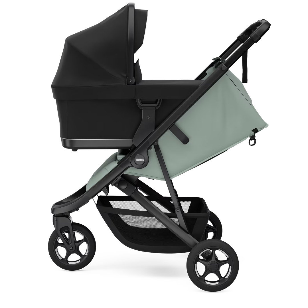 Thule Barnevogn Spring 2, Mist Green on Black