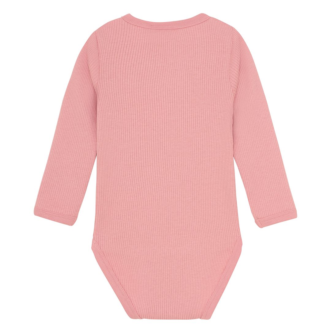 Body LS Rib, Minymo, Rose Quarts, Rosette