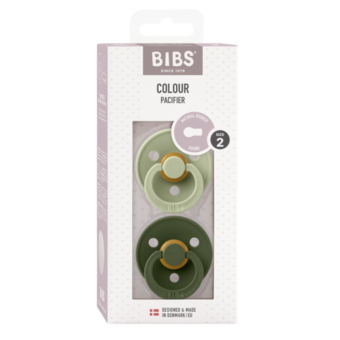 Smokk, BIBS, Latex, Size 2, Sage/Hunter Green, 2pk