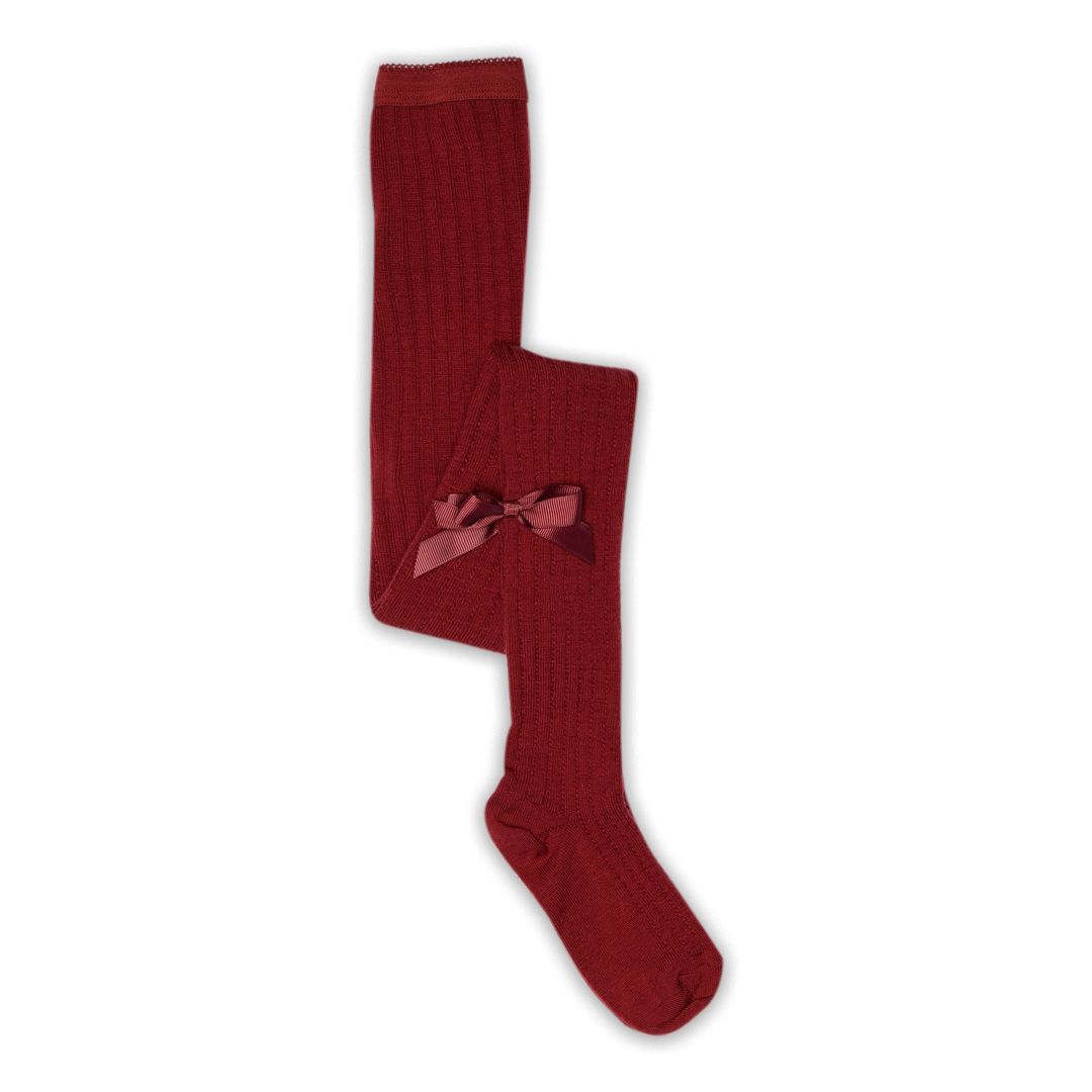 Mp Ullstrømpebukse, Vita Bow, Karanda Red