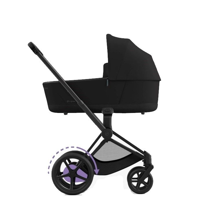 Understell, e-Priam Frame & Seat, Cybex, Matt Black