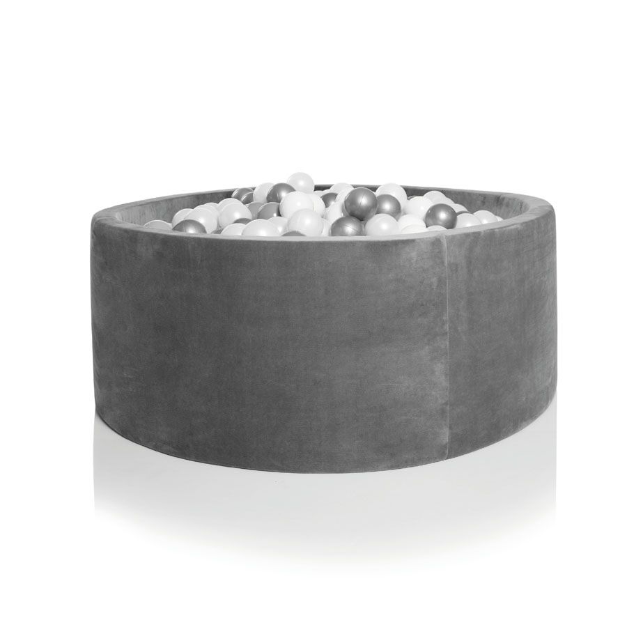 Kidkii ballbasseng, 100x30, Grey velvet