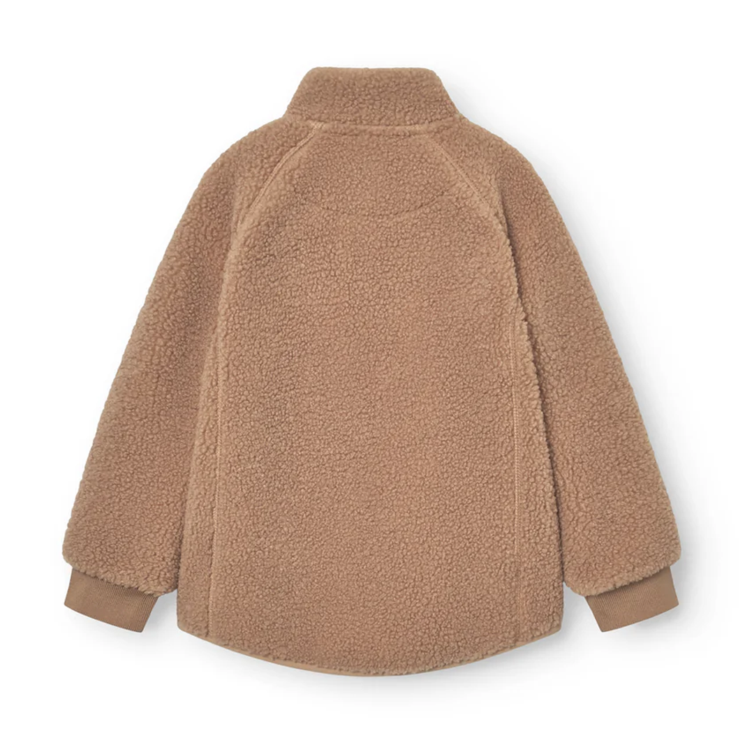 Mini A Ture Fleecejakke, Cedric Cinnamon Swirl