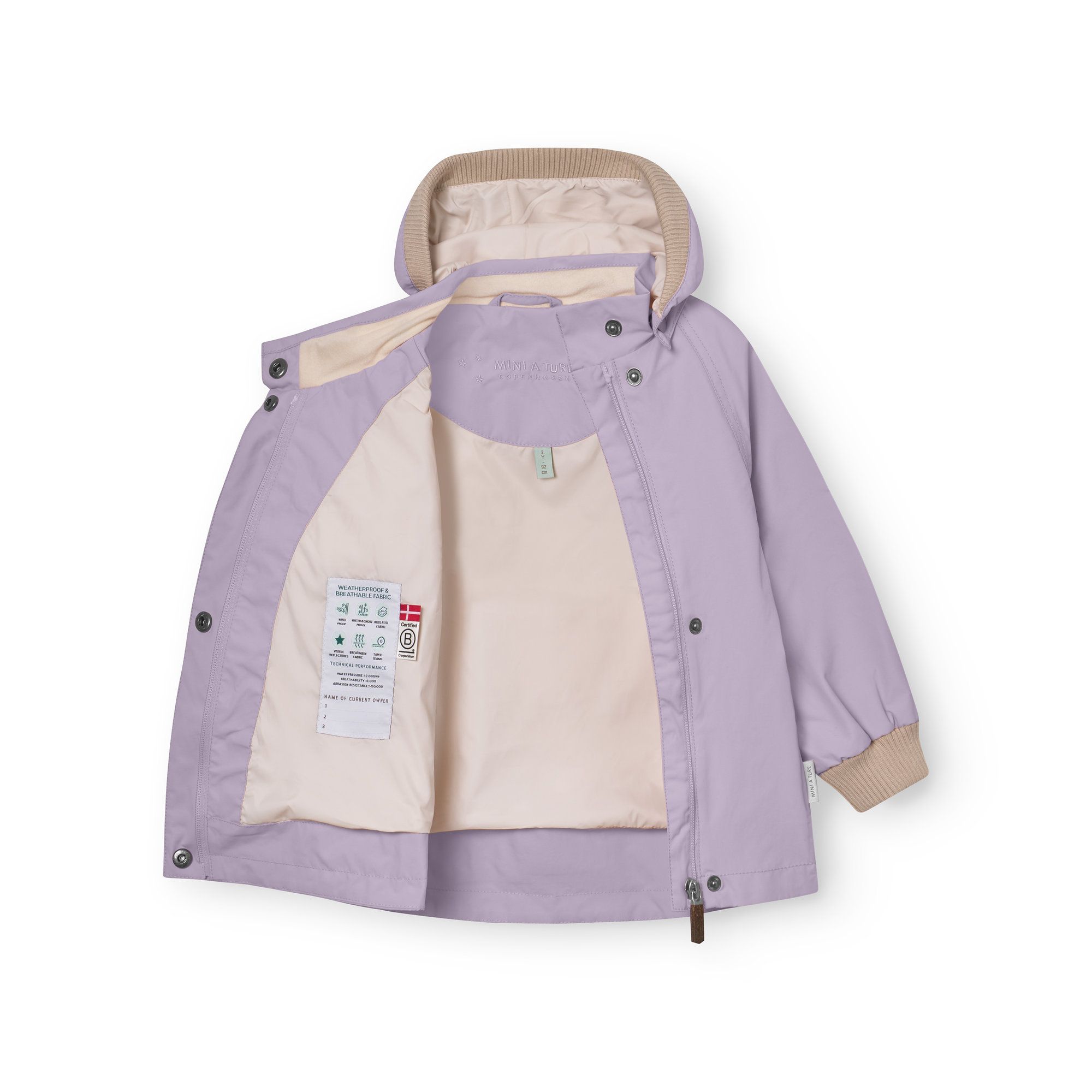 Mini A Ture Jakke, Wai, Minimal Lilac