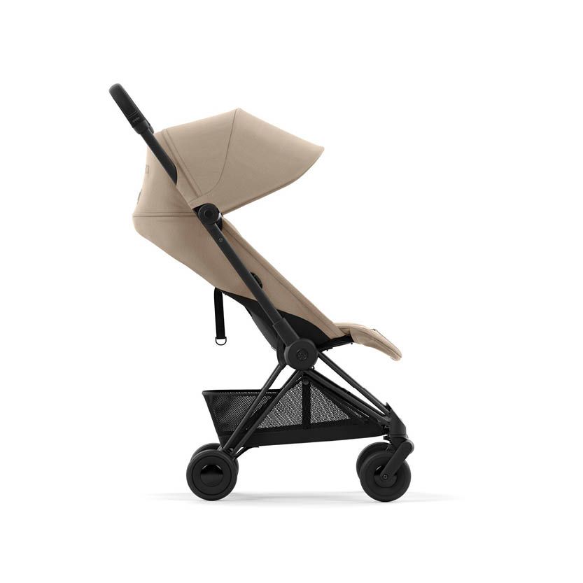 Cybex Coya, Matt Black, Cozy Beige, Barnevogn