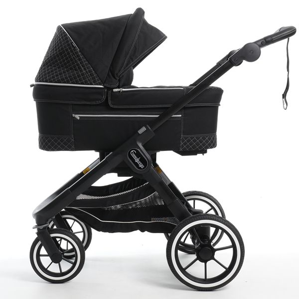 Liggedel, Emmaljunga, NXT De Luxe, Crystal Black 3.0 