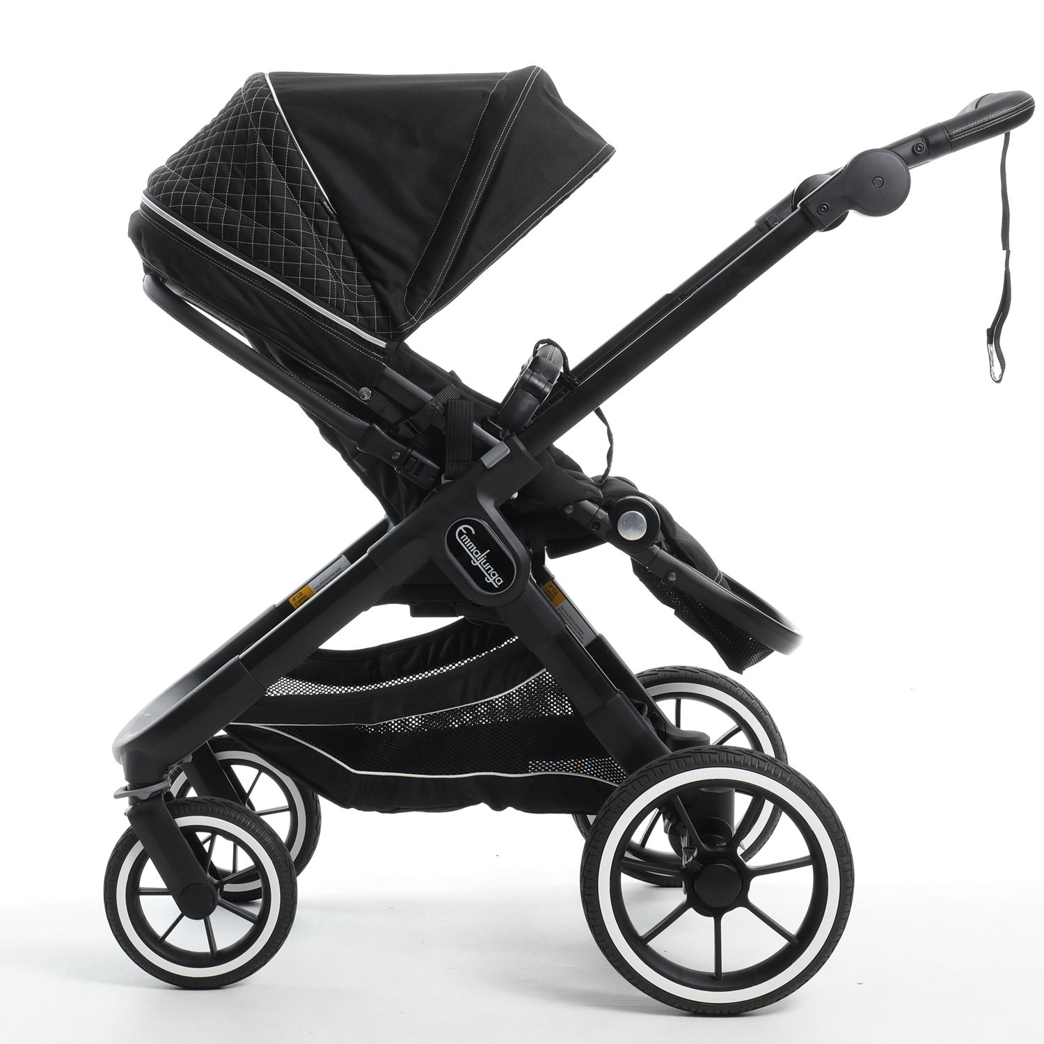Sittedel, Emmaljunga, NXT90 De Luxe - Crystal Black 3.0 