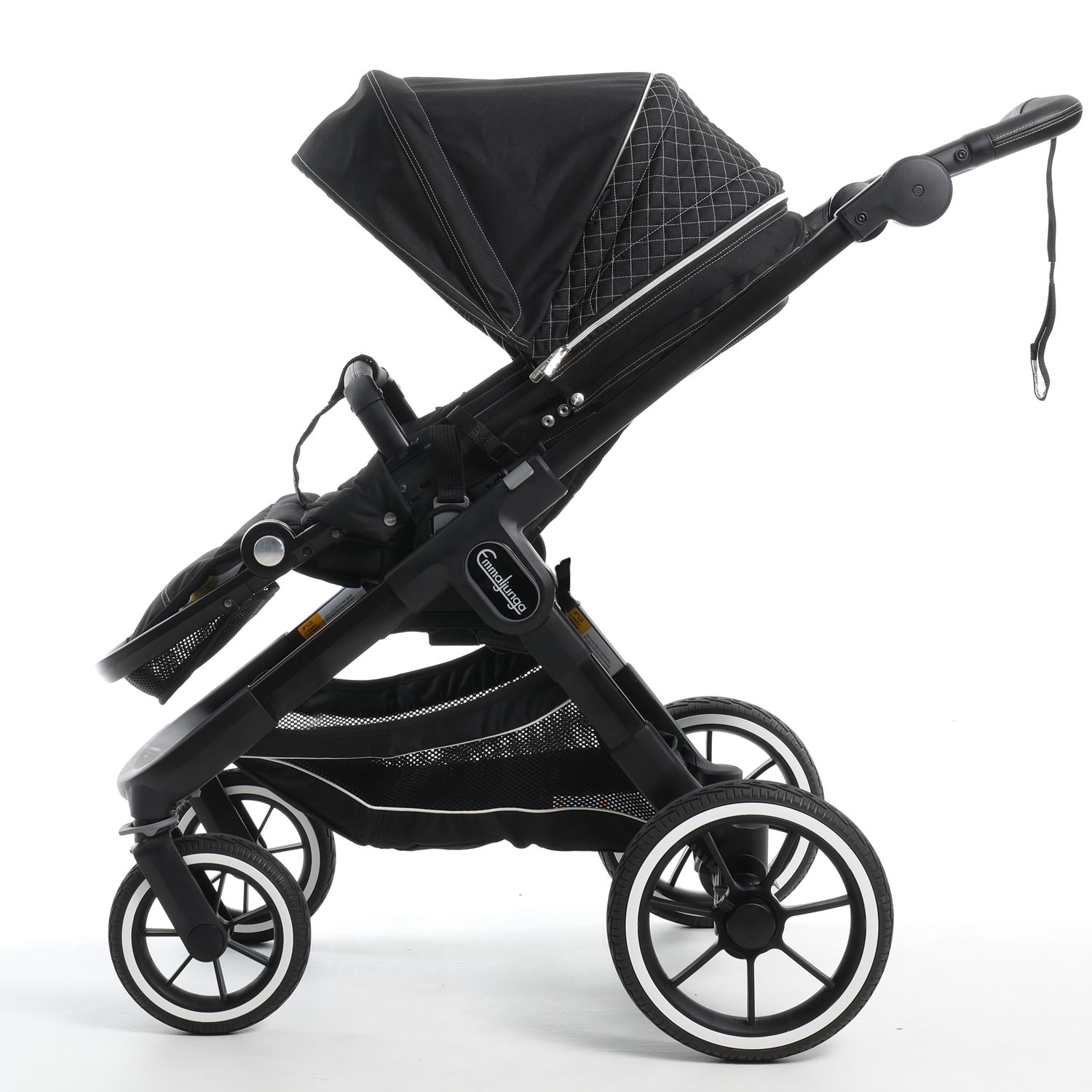 Sittedel, Emmaljunga, NXT90 De Luxe - Crystal Black 3.0 